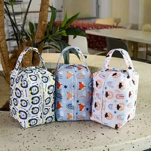 Double-Layer Storage Bag + Washable Reusable Diaper Bag, Dry-Wet Use, Ideal for Swimming, Camping, Travel, Gym, Beach, Baby Essentials