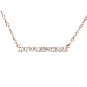 JTV Peach Morganite 18k Rose Gold Over Silver Pendant with Chain 0.55ctw