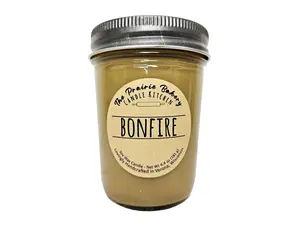 Bonfire | Scented Soy Wax Candle | Outdoors Campfire Smoke Scent | Housewarming Birthday Wedding Gift