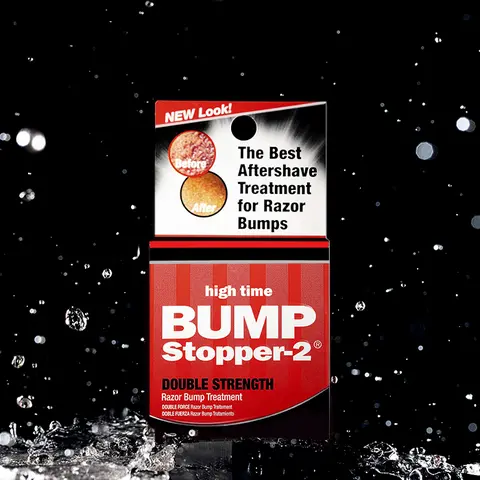 BUMP STOPPER 2 Double Strength Anti Razor Burn Shaving Foam & Aftershave for Men (US) - Shaving Gel, Soothing, Ingrown Hair Eliminator, Well-Blending, 24-Month Shelf Life, Water-Based, Carbomer-934, Chlorhexidine Gluconate, Shave Bumps Solution