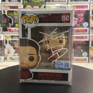 Funko Pop! Autographed Marvel Daredevil 1547 Signed By Charlie Cox