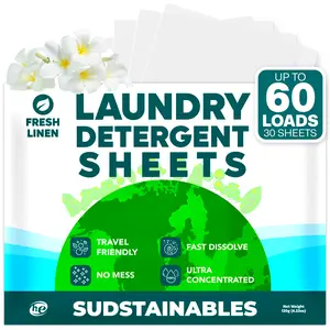 Laundry Detergent Sheets (30 sheets 60 loads) Laundry Detergent Sheets (30 sheets 60 loads)