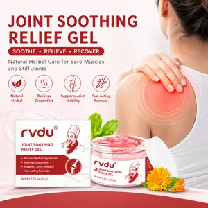 Natural Herbal Heating Massage Gel – Helps Soothe and Relax Joints, Back, Neck & Whole Body – with Menthol, Sophora & Aloe Extracts