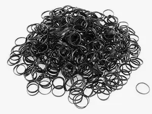 Gold Magic Professional Hair Rubber Black Rubber Bands 250