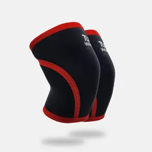 TUFF 7mm X-Training Knee Sleeves (Black/Red)