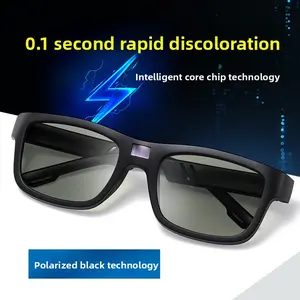 0.1s Intelligent Photochromic Polarized Sunglasses for Men Women - UV400 Protection Sun Glasses with Smart Chip & LCD Lens, Ideal for Driving, Cycling, Fishing & Outdoor Sports ashton hall shin pad Lightweight Tactical Quick Release Vest mini shin guards