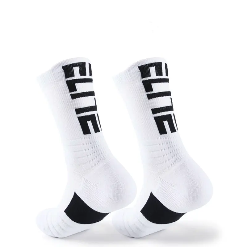 5-Pair Set: Elite Mens Basketball Socks - High-Performance, Non-Slip Grip, Moisture-Wicking, Cushioned Comfort - Perfect for Athletic & Casual Wear