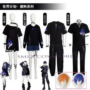 2025 Fuel Shiraishi An Cos Azusawa Kohane Cosplay Anime Colorful Stage Man KAITOo Shinonome Akito Party Play Outfit for Woman