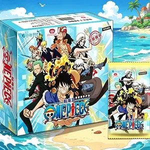 One Piece Collections Rare Cards Box Booster Pack Anime Luffy Zoro Nami Chopper TCG Game Collectibles Card Child Birthday Gift