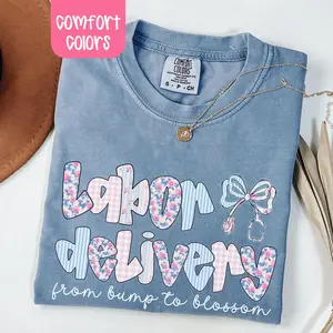 Labor and Delivery Shirts for Labor and Delivery Nurse, L and D Nurse tee , Comfort Colors Labor and Delivery Nurse Shirt, LD Nurse Gift Cotton Fabric