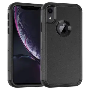 For iPhone XR Case, [3 in 1][Shockproof] [Dropproof] for iPhone XR Phone Case, Heavy Duty Protection Case for iPhone XR, 6.1 inch