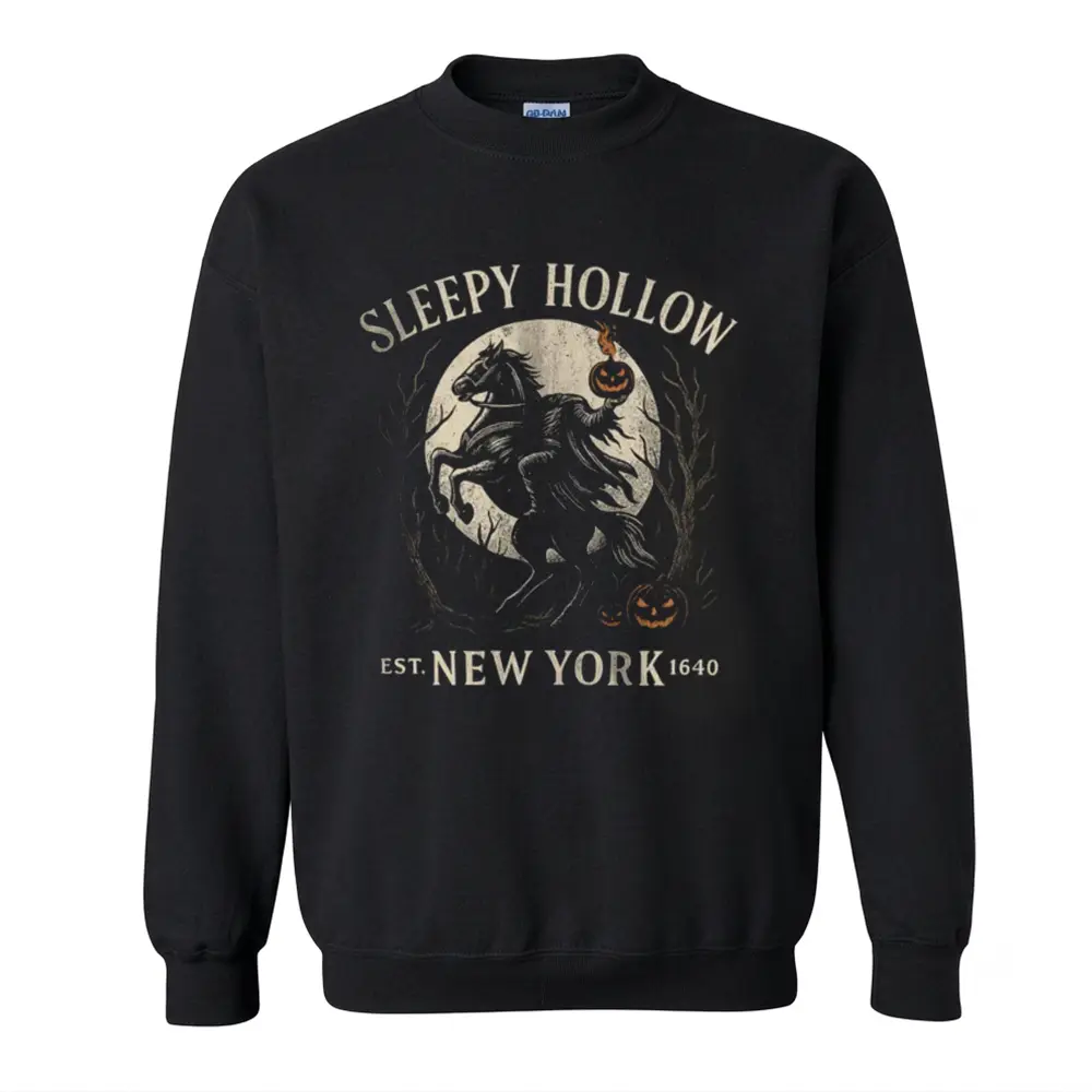 Legend of Sleepy Hallow Sweatshirt Bookish Halloween Sweater Headless Horseman Halloween Movie Crewneck Halloweentown Ichabod Crane Shirt
