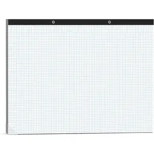 Large 22x17 Engineering Graph Paper, 50 Sheets Extra Large 1/4 4x4 Grid Pad, 100 GSM Blueprint Drafting Paper with Sturdy Back for Engineer Math Sketching Drafts