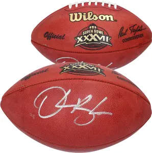 Derrick Brooks Tampa Bay Buccaneers Autographed Wilson Super Bowl XXXVII Pro Football - Fanatics Authentic Certified