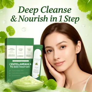 24pcs Centella Asiatica Bubble Facial Mask - Deep  & Moisturizing - Removes Blackheads & Controls Oil Cleansing Skincare