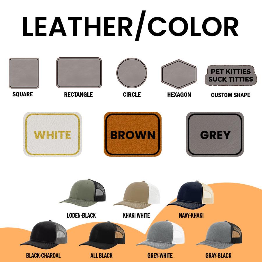 Dead Inside Still Horny Trucker Hat Trucker Cap with Leather Patch – Richardson 112