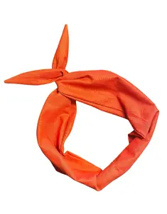 Tie Headband - Burnt Orange