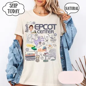 Comfort Colors Epcot Shirt, Vintage Epcot 1982 Shirt, Vintage Magic Kingdom Shirt, Mouse And Friends, Epcot Trip Shirt, Family Trip Matching Shirt