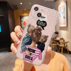 Fashion Cartoon Character Pattern Phone Case, 1 Count Anti-fall Fully Edged Mobile Phone Case, Decorative Phone Protector Cover Compatible with iPhone Protective Casing