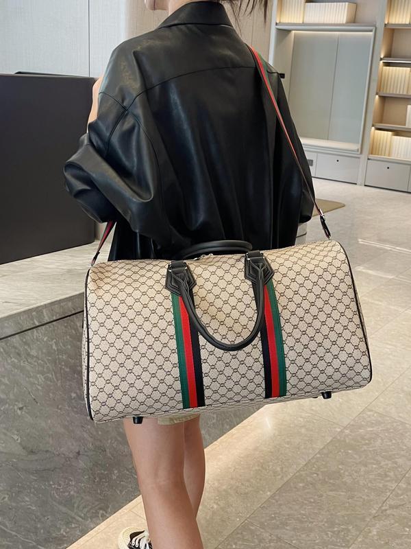 Waterproof Large Capacity Duffle - Durable Travel Luggage for Weekends, Gym & Daily Use (Unisex, Light Beige)