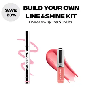 sacheu Build Your Own Line & Shine | Lip Liner STAY-N + Lip Gloss Duo | Pick Shades For Your Perfect Lip Combo