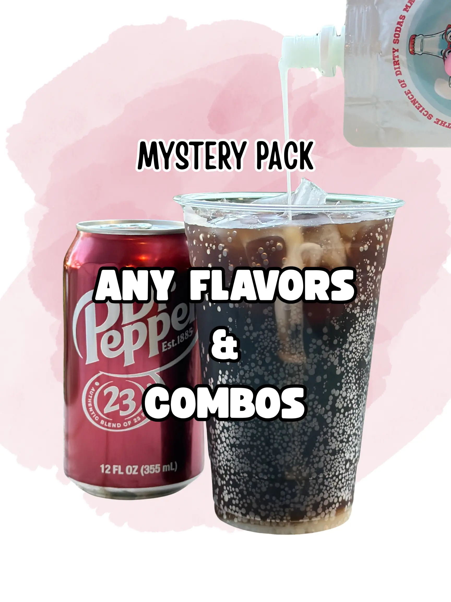 5 Pack MYSTERY Dirty Soda Pouches