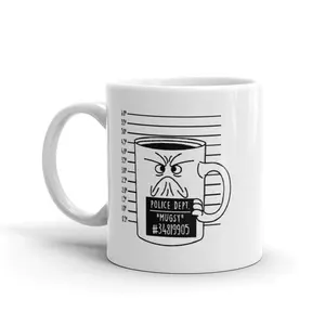 Coffee Mug Shot Mug Funny Sarcastic Ceramic Cup - 11oz Funny Coffee Mugs Ceramic Printed Drinkware Cup