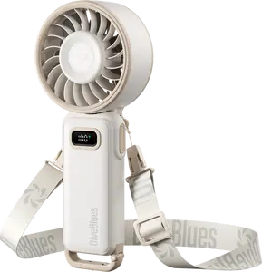 Diveblues Portable Handheld Turbo Fan, 100 Gear Wind, Battery Operated, Up to 15 Working Hours, 5 IN 1 Hand Fan with Air Turbo Tech Cooling Fan for Outdoor Activities, Travel, Working High Speed Fan Strong Airflow Fan summerwins,summerwins