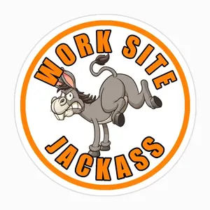 Peel-Off Vibrant Vinyl Work Site Stickers - Multi-Size Outdoor Office Labels for Office Stationery & Supplies
