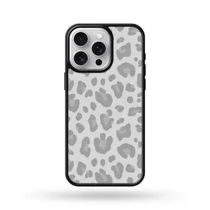 Grey Cheetah Print Phone Case