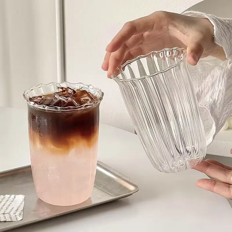 INS Trendy American Latte Glass Cup