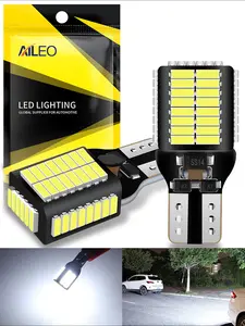 Aileo Latest Super Bright Error-Free T15 912 W16w 921 LED Polarity 4014 SMD Reverse Light Truck Cargo Lamp 6000k Led Car Lights