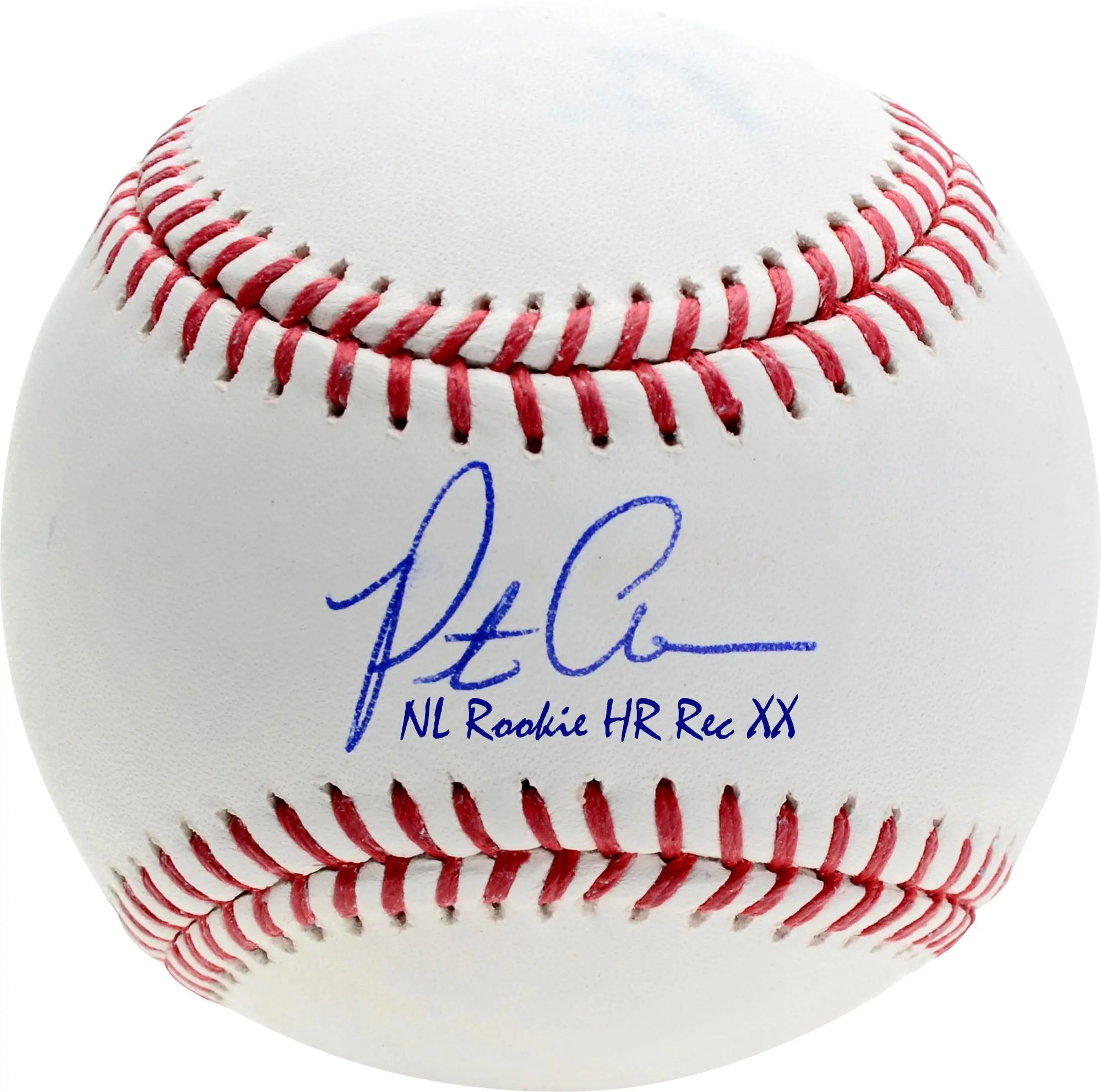 Pete Alonso New York Mets Autographed Baseball with "NL RC HR Rec" Inscription - Fanatics Authentic Certified