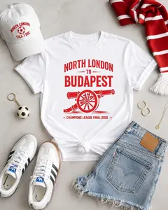 Final Game Champions 2026 T-Shirt, Budapest Final Tee, North London Football Shirt, Soccer Fan Gift
