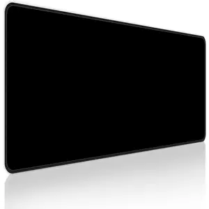 Black Extended Big  Pad Large,XL Gaming  Pad Desk Pad,31.5x11.8inch Long Computer Keyboard  Mat Mousepad with 3mm Non-Slip Base and Stitched Edge for  Office Work