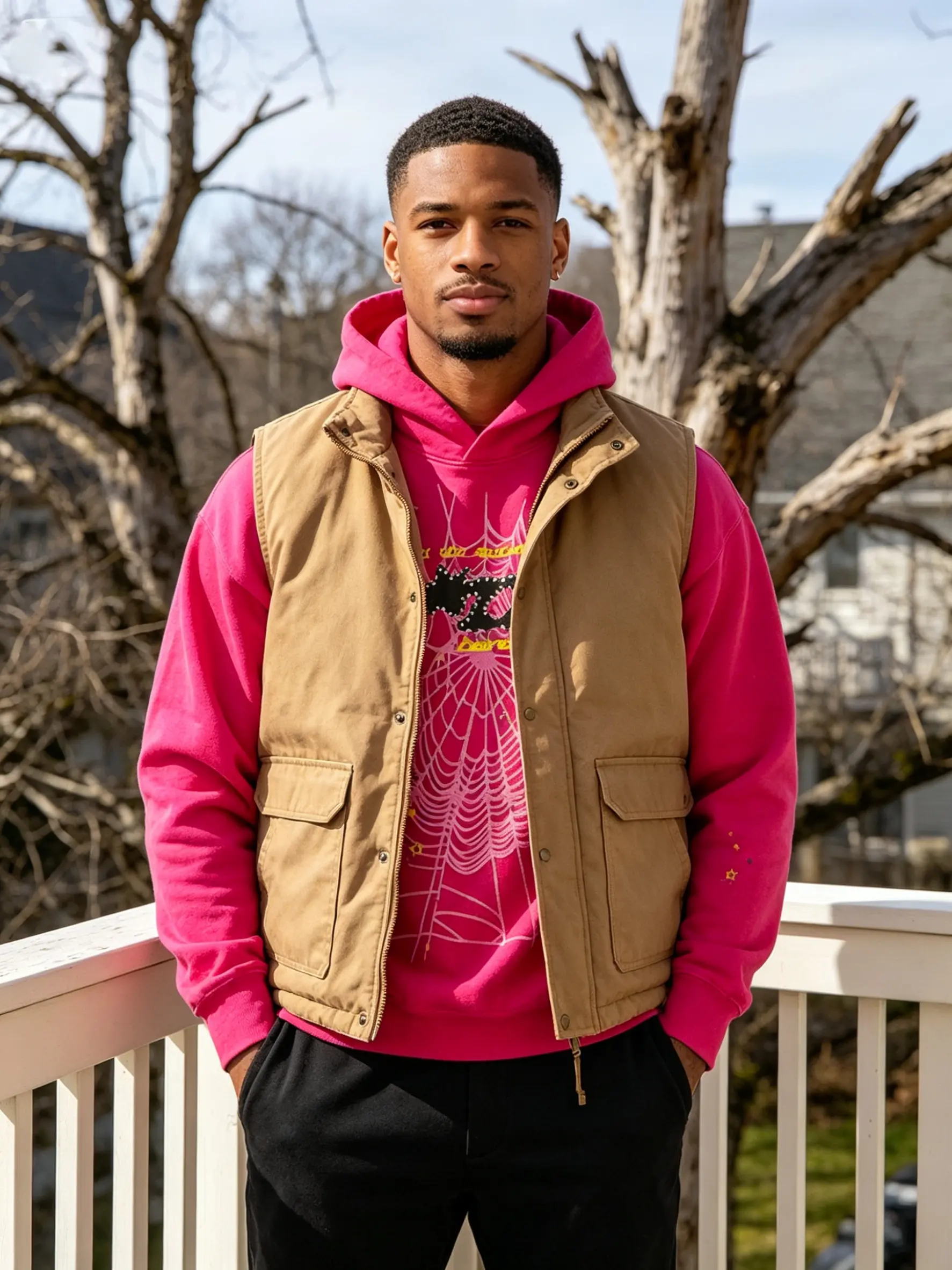 y2k hoodies, Men's Hip Hop Spider WebPattern, Graphic Alphabet Print HarajukuVintage Hoodie, Punk rock style, LongSleeve Street Wear Top For Both Men AndWomen Oversized Hoodies
