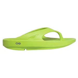 OOFOS Womens Ooriginal Thong Flip Flop Casual Sandals Casual Low Heel 1-2" - Green
