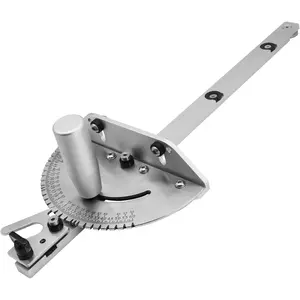 Precision Miter Gauge with a Standard Slot (3/4" x 3/8"), Table  Miter Gauge High Accuracy Miter  Protractor with 27 Angle Stops,  Woodworking Tool Table  Accessories