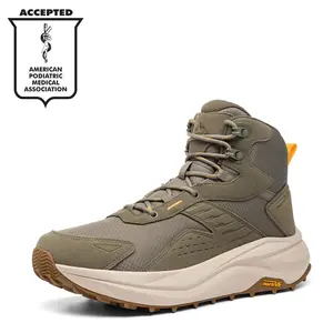 【WATERPROOFING】NORTIV 8 Men's Wide Toe Box Hiking Boots Waterproof Outdoor Trekking Camping Shoes for Plantar Fasciitis Bunion with Durable Craftsmanship & Comfortable EVA Midsole 5mm Heel-To-Toe-Drop