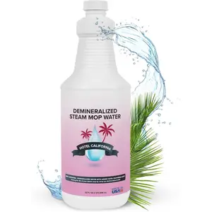 &  Demineralized Water for  Mop - Hotel California Scent, 32 Ounces (Pack of 1) | Scented Floor Cleaner Solution, -to-Use, Compatible with Any  Cleaner