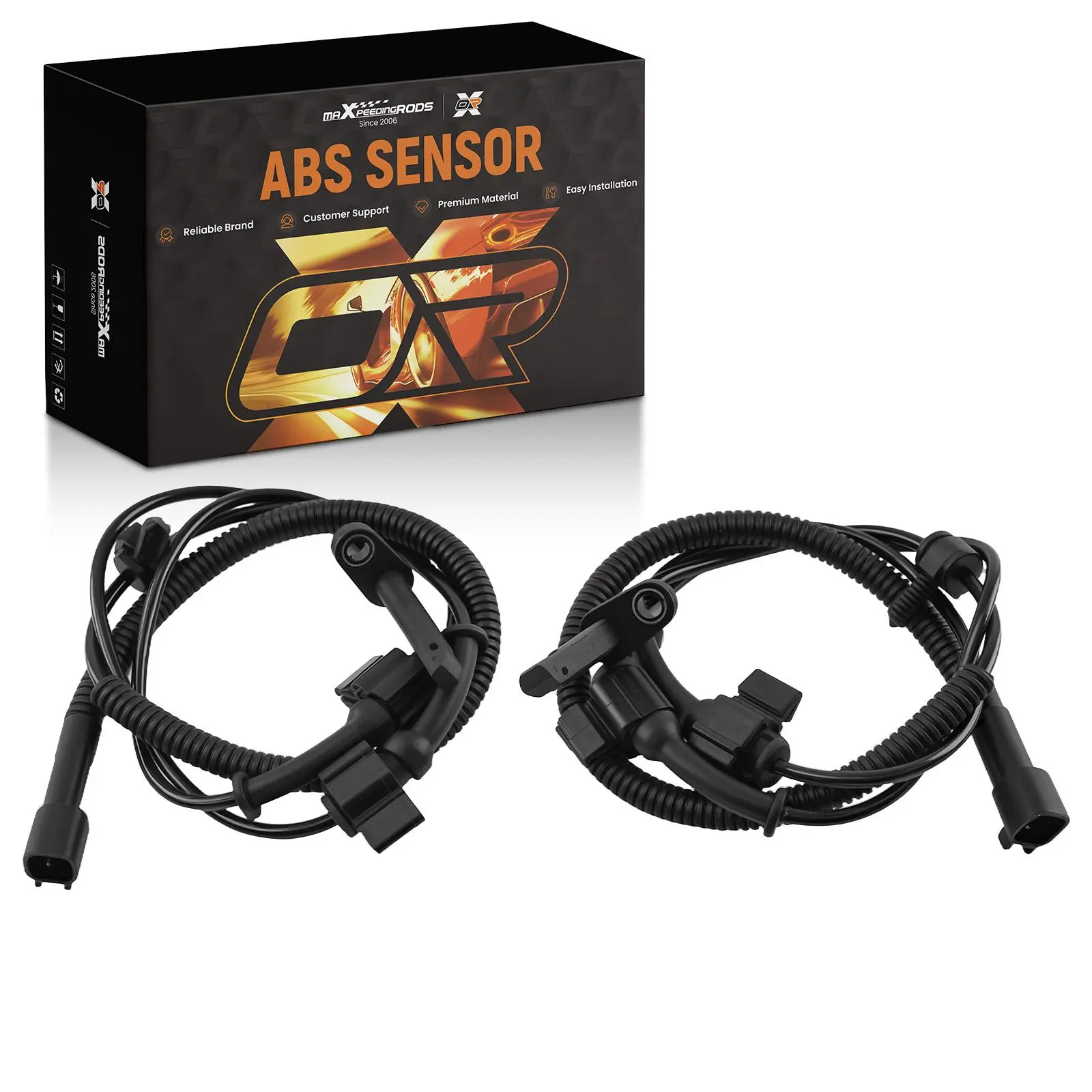 maXpeedingrods Pair Set of 2 Front Anti-Lock Brake (ABS) Speed Sensors for Cadillac CTS 2008-2015, Left & Right Front Wheels, ALS2241
