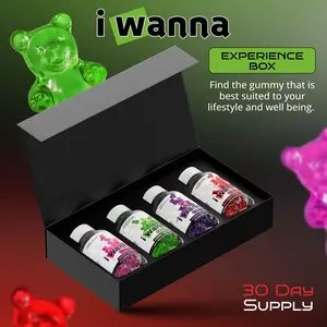 I Wanna Experience Box - 4-in-1 Sleep Focus Energy Relax Gummies 30-Day Supply