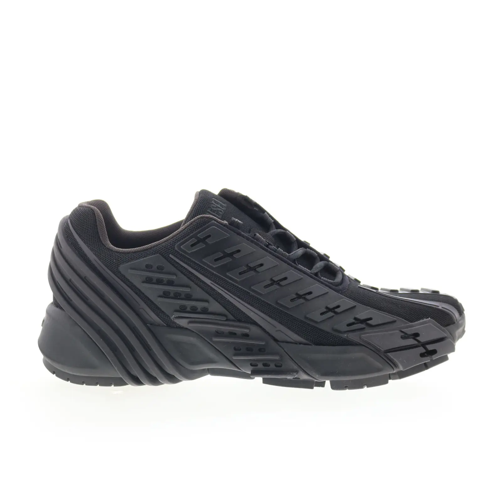 Diesel S-Prototype Low Mens Black Synthetic Lifestyle Sneakers Shoes