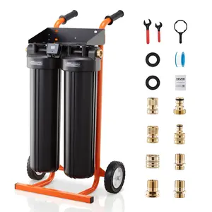 fathersdaygift VEVOR Deionized Water System for Car Wash, Spotless Car Wash Water System with 2x 4L DI Resin TDS Meter, Portable Sport-Free Water Deionizer Filter for Cars RVs Motorcycles Windows