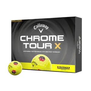 Callaway Golf Chrome Tour X TruTrack Yellow Golf Balls
