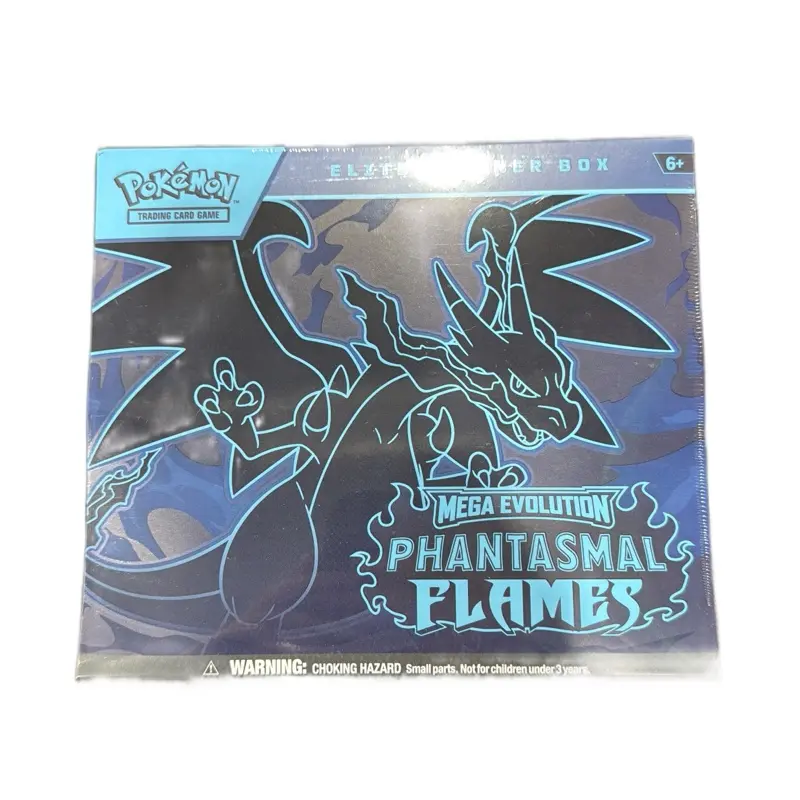 Pokémon TCG: Mega Evolution-Phantasmal Flames Elite Trainer Box - Includes 9 Booster Packs & Full-Art Foil Promo Card - Collectible Trading Card Game