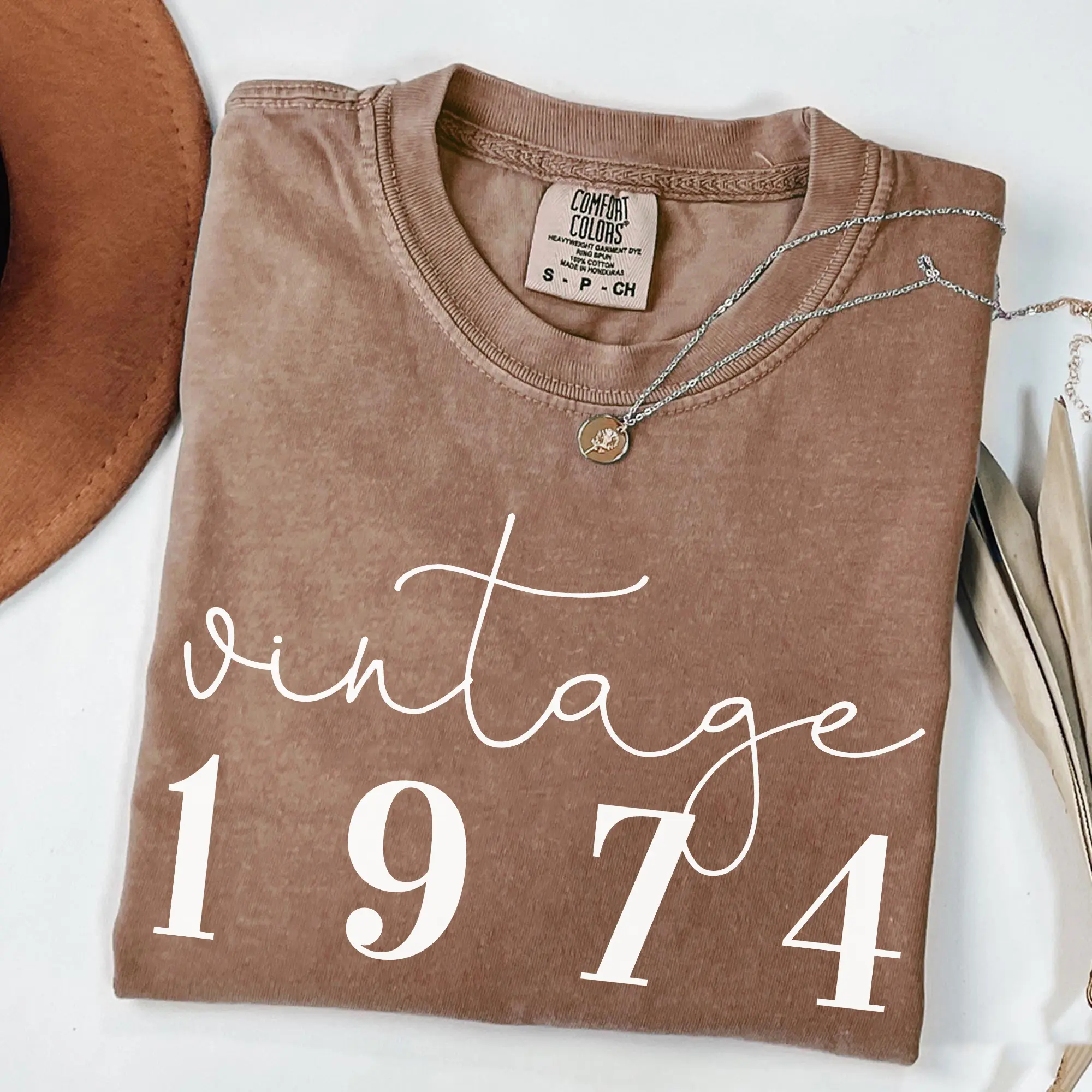 Comfort Colors Vintage 1974 Shirt, Born in 1974 Shirt, 50 year old birthday