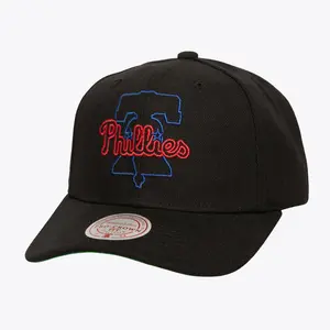 Mens Mitchell & Ness MLB NEON LOGO PRO SNAPBACK PHILLIES