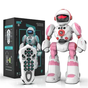Rechargeable Robot Toys for Kids with Recording Voice, Programming, Gesture Sensing, Singing, Dancing, Remote Control Robot Birthday Christmas Gifts for Boys and Girls