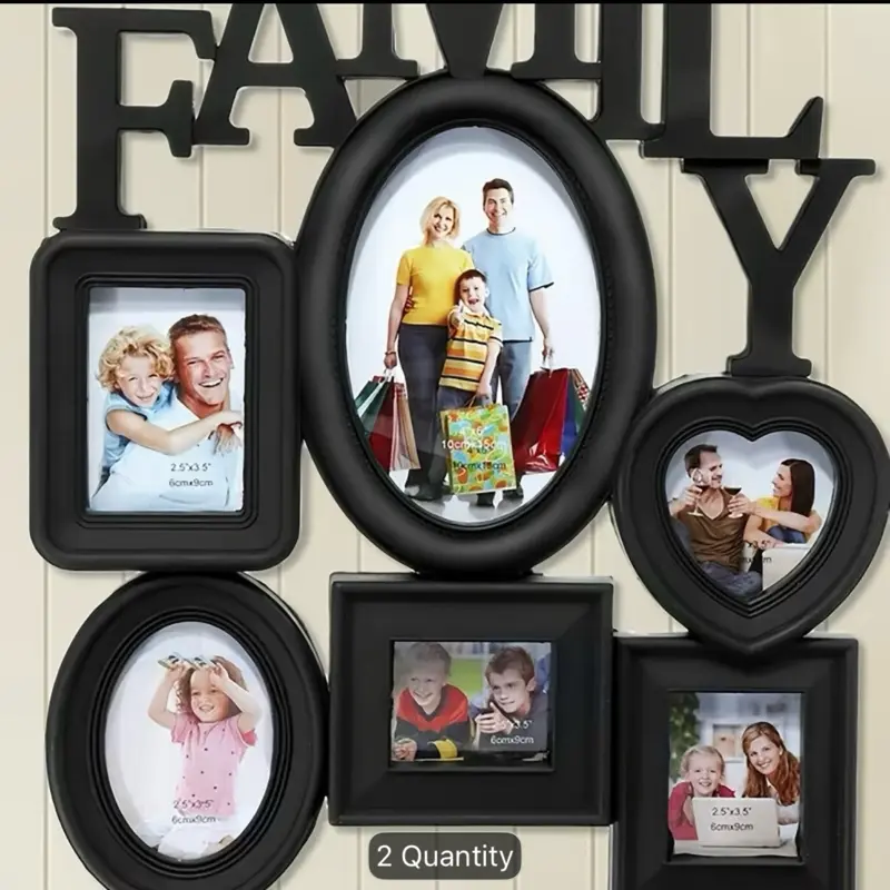 Family Theme Wall-Mount Photo Frames - Home Decor, Decorations for Room, Living Room & Bedroom Ornaments